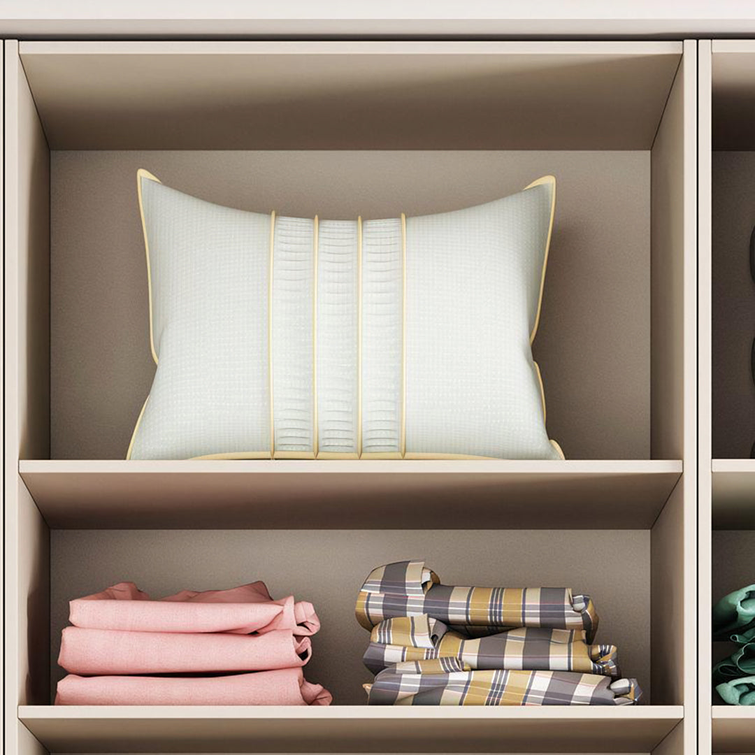 Petrov Wooden Wardrobe, Cream