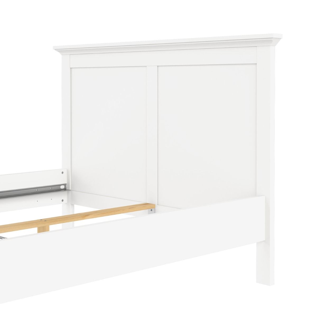 Paris Double Bed (140 x 200) in White