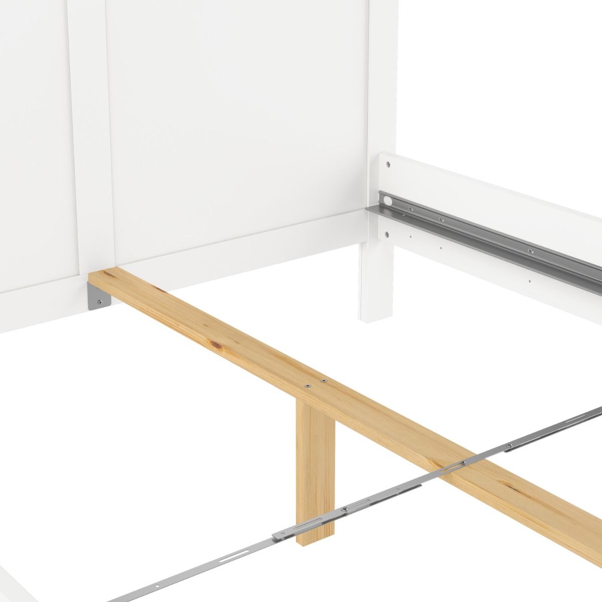 Paris Double Bed (140 x 200) in White