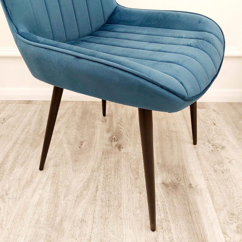Dido Dining Chairs in Navy Blue x 4