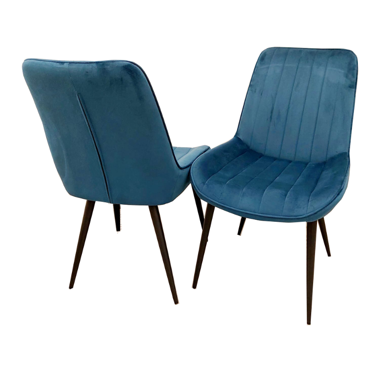 Dido Dining Chairs in Navy Blue x 4