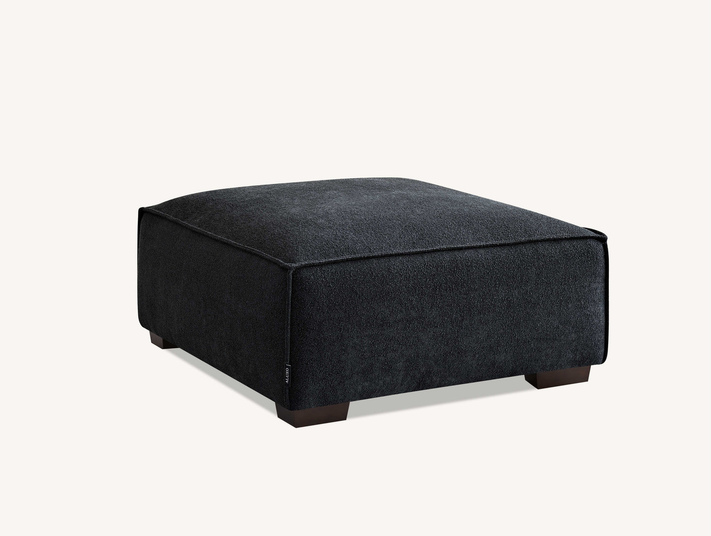 Aluxo Dakota 4 seater with Chaise in Midnight Boucle
