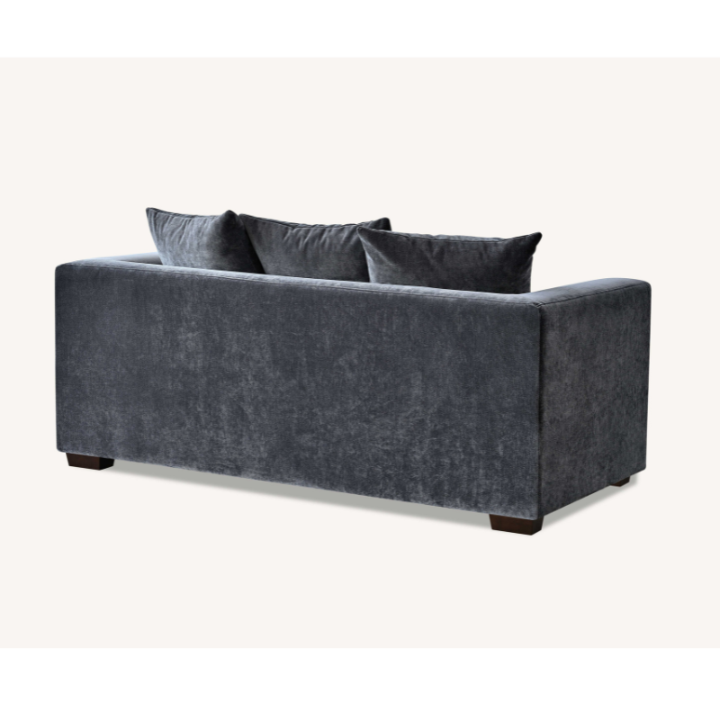Aluxo Gramercy Group in Steel Velvet 2 Seater