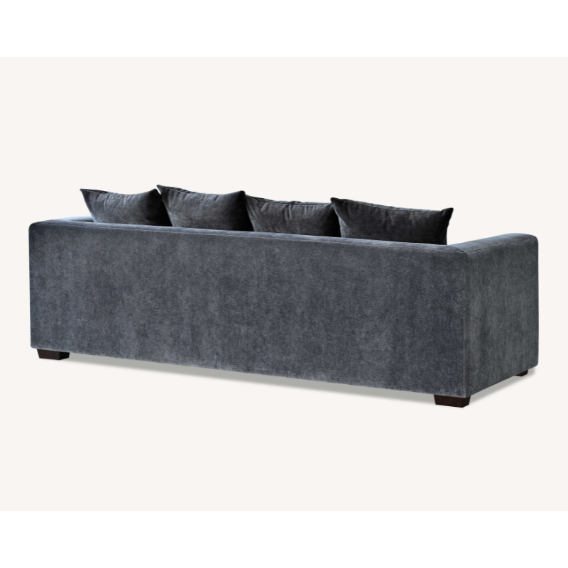 Aluxo Gramercy Group in Steel Velvet 2 Seater