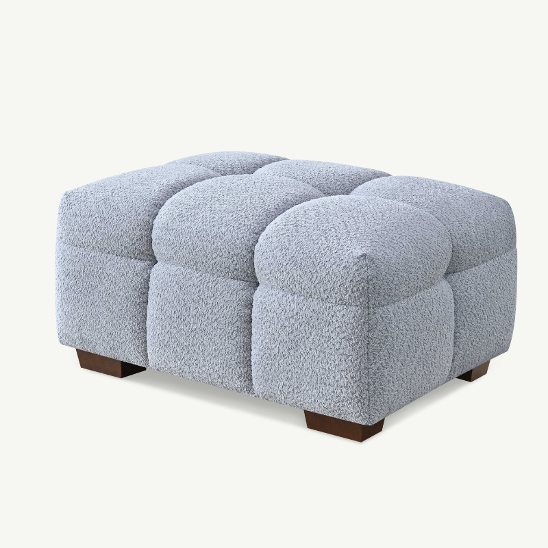 Aluxo Tribeca Sofa Range in Pearl Boucle Fabric