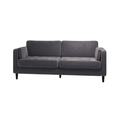 Urbanest 2 Seater Cushion Back Dark Grey And Light Grey