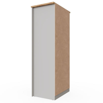 Lisbon 2 Door Wardrobe in Light Grey