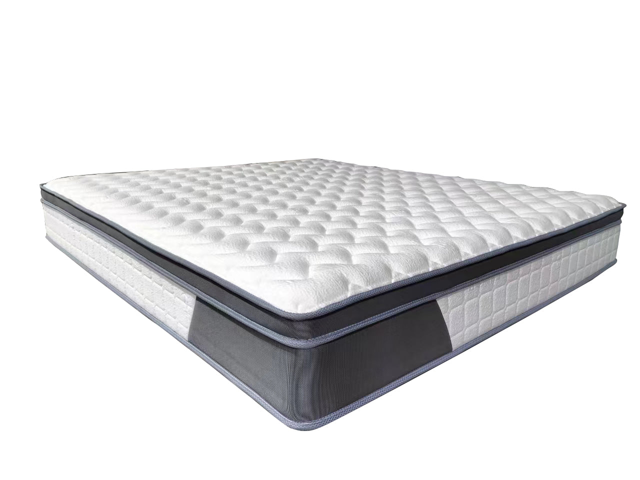 Aluxo Oasis 2000 Pocket Memory Pillow Top Mattress in a box