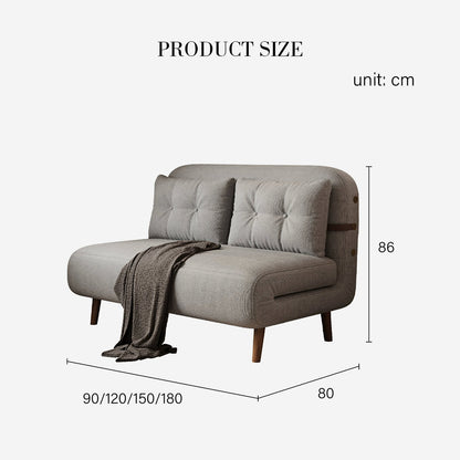 Evans Single Seater, Two Seater Sofa Bed, Linen