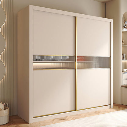 Jansen Sliding Door Wardrobe, Cream