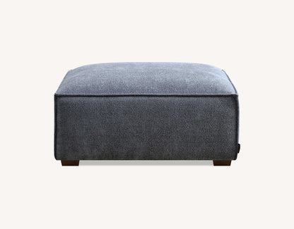 Aluxo Dakota 4 seater with Chaise in Charcoal Boucle