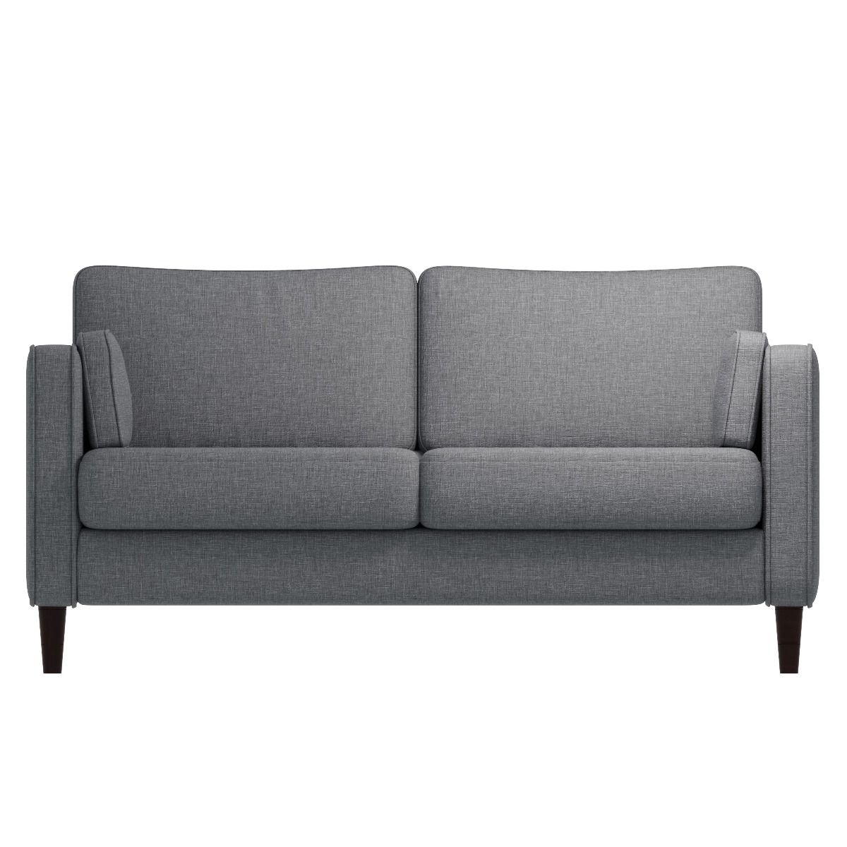 Urbanest 2 Seater Cushion Back Dark Grey And Light Grey