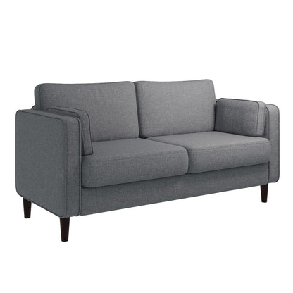 Urbanest 2 Seater Cushion Back Dark Grey And Light Grey